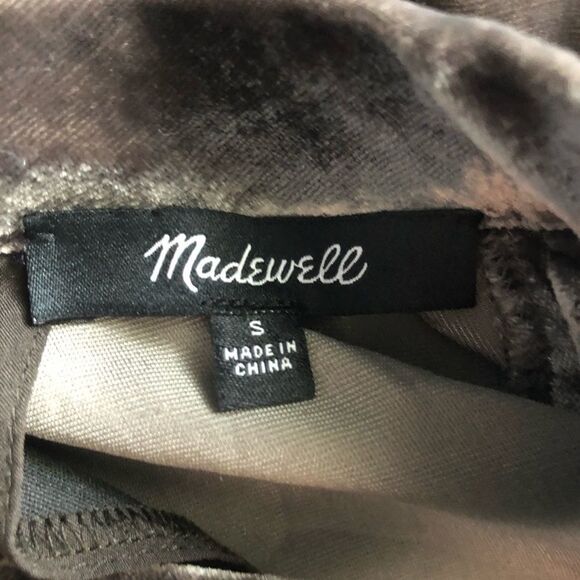 Madewell Velvet Choker top - Picture 6 of 7
